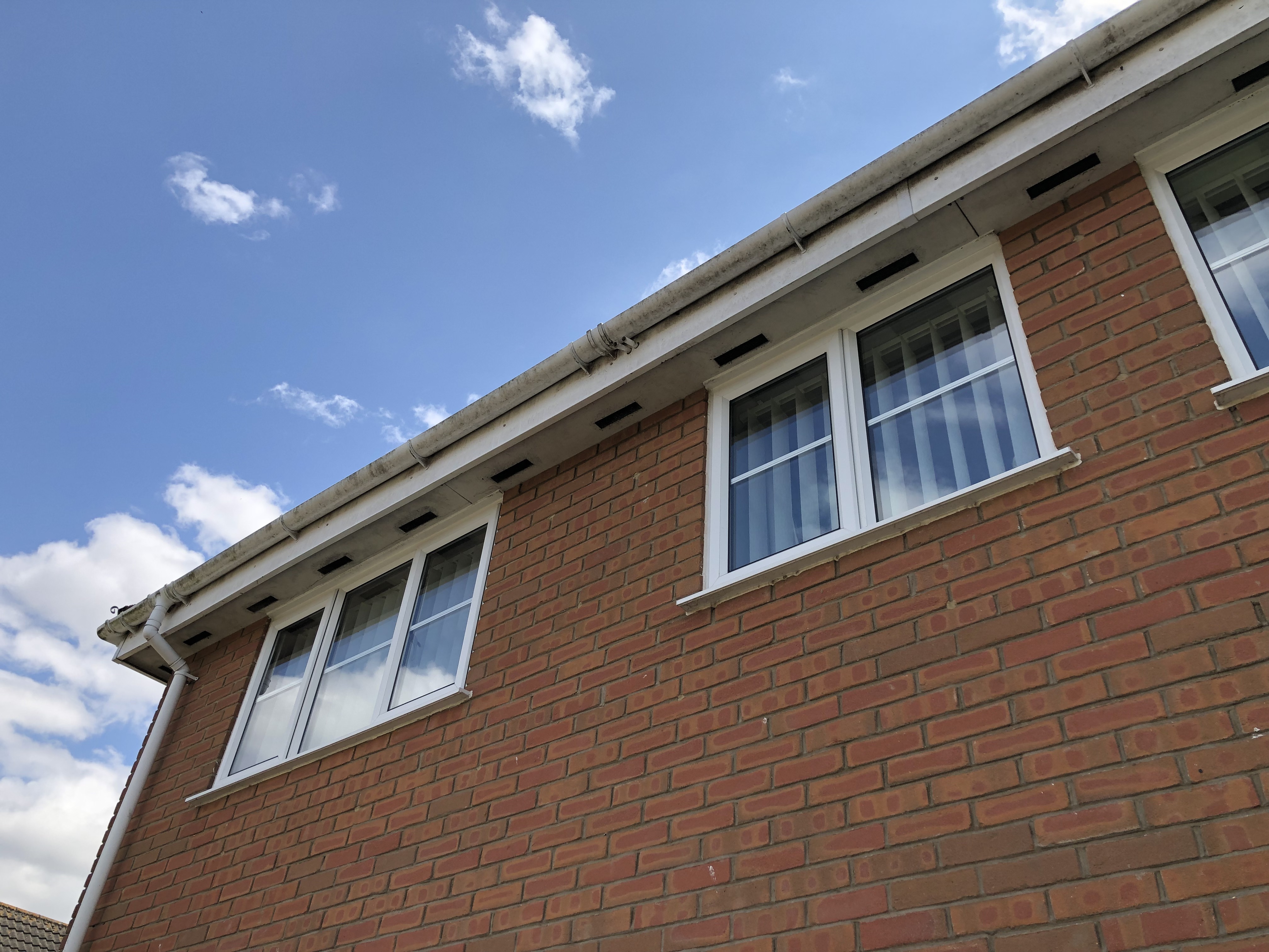 Gutters and Fascias Before Cleaning