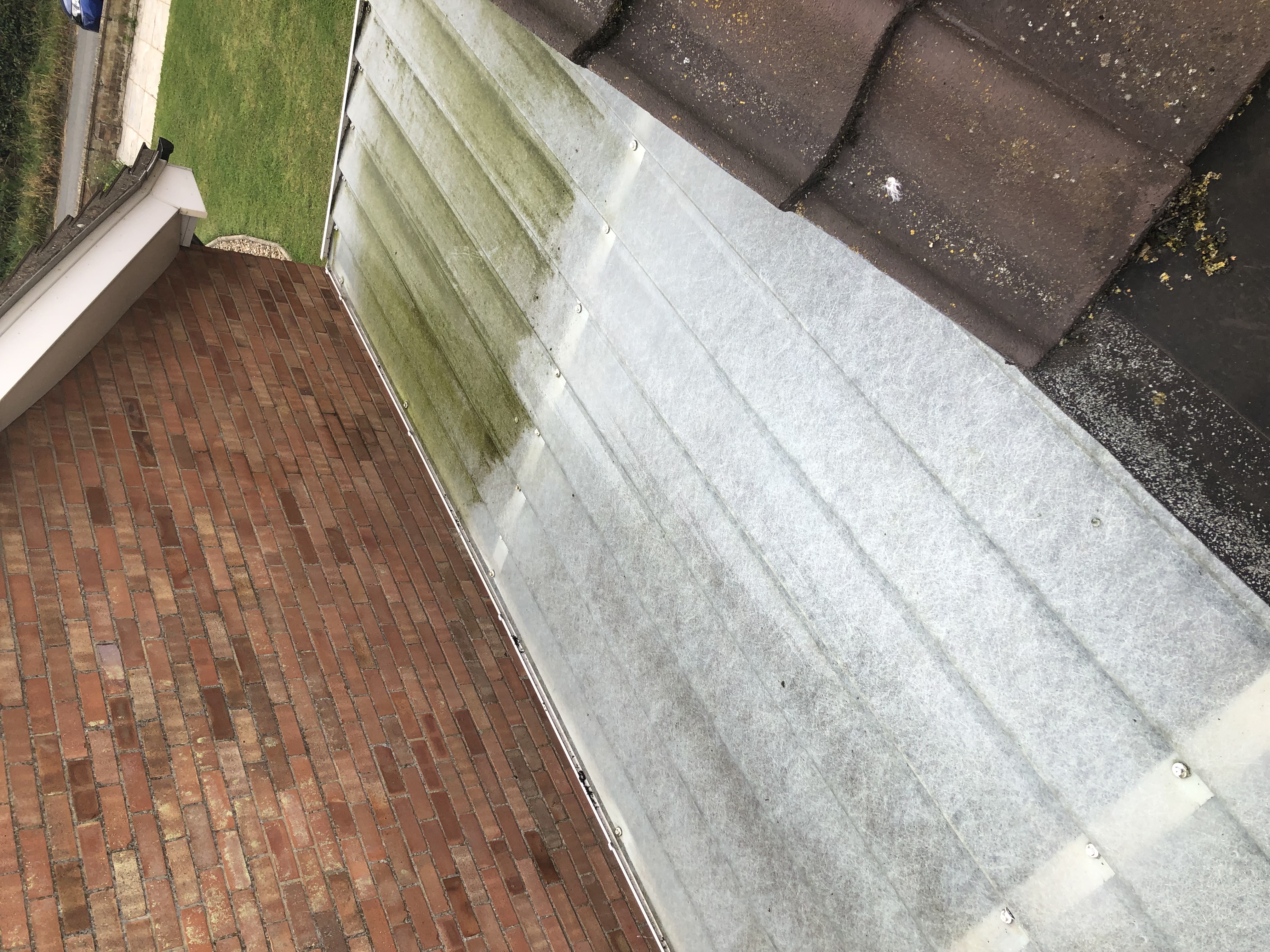 Conservatory Roof Before Cleaning