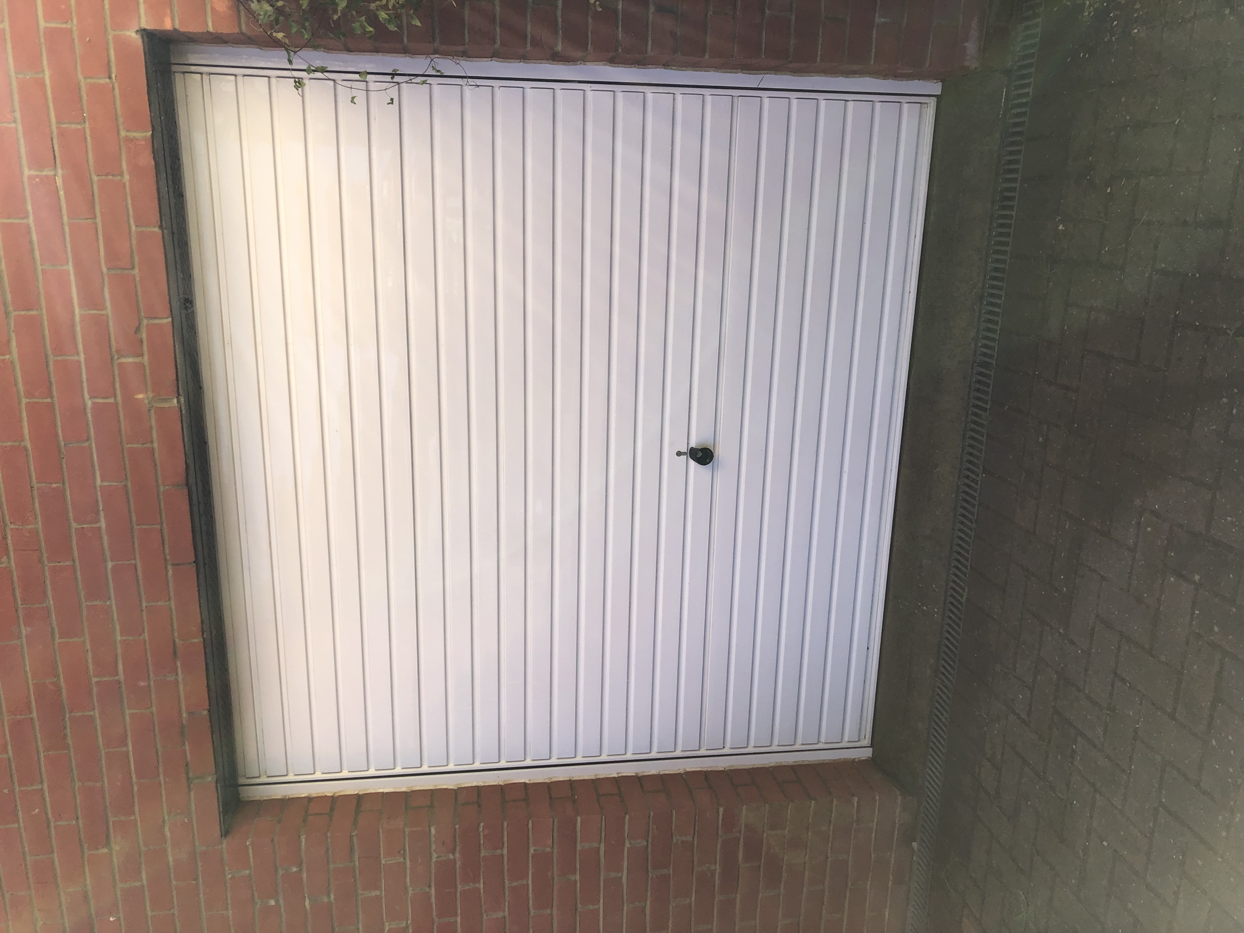 Garage Door After Cleaning